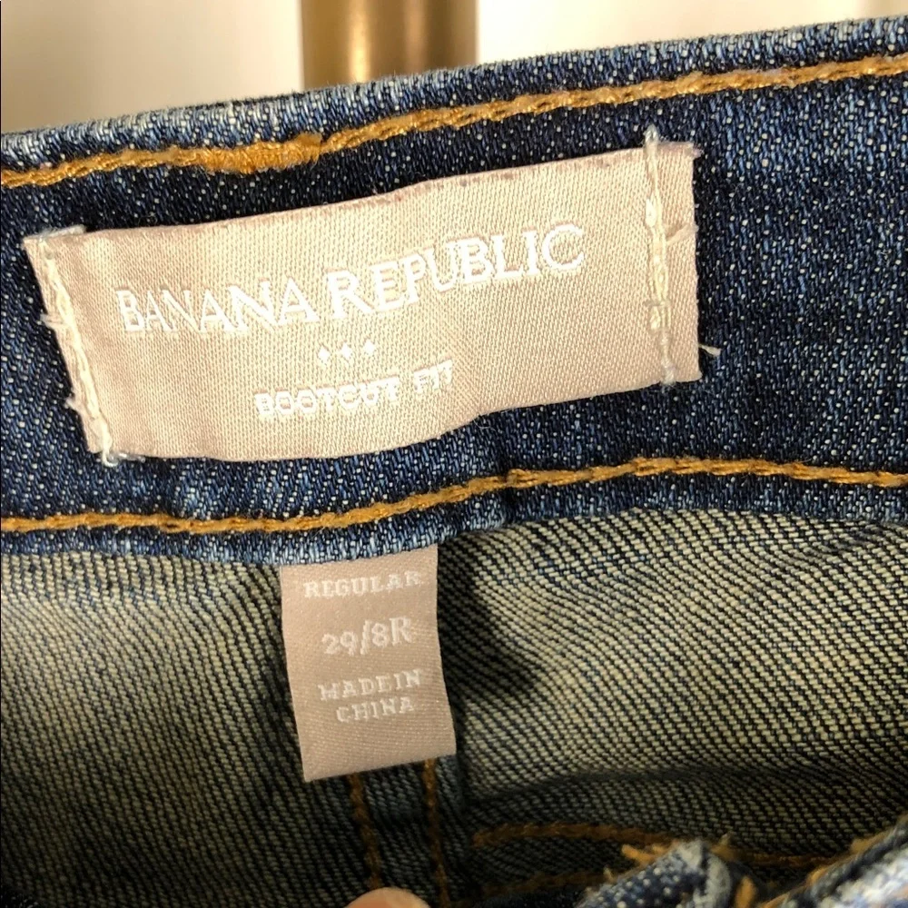 Banana Republic Women's Blue Boot-Cut Jeans Sz 29/8 (B4)